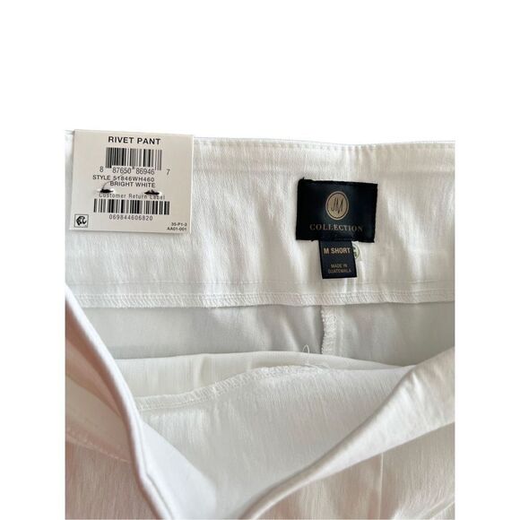 JM COLLECTION WHITE TUMMY CONTROL PANTS SIZE M-S - Picture 7 of 12